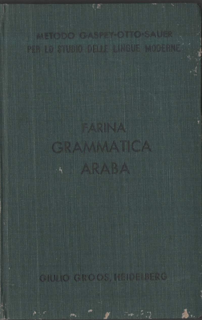 Grammatica Araba per La Lingua Letteraria