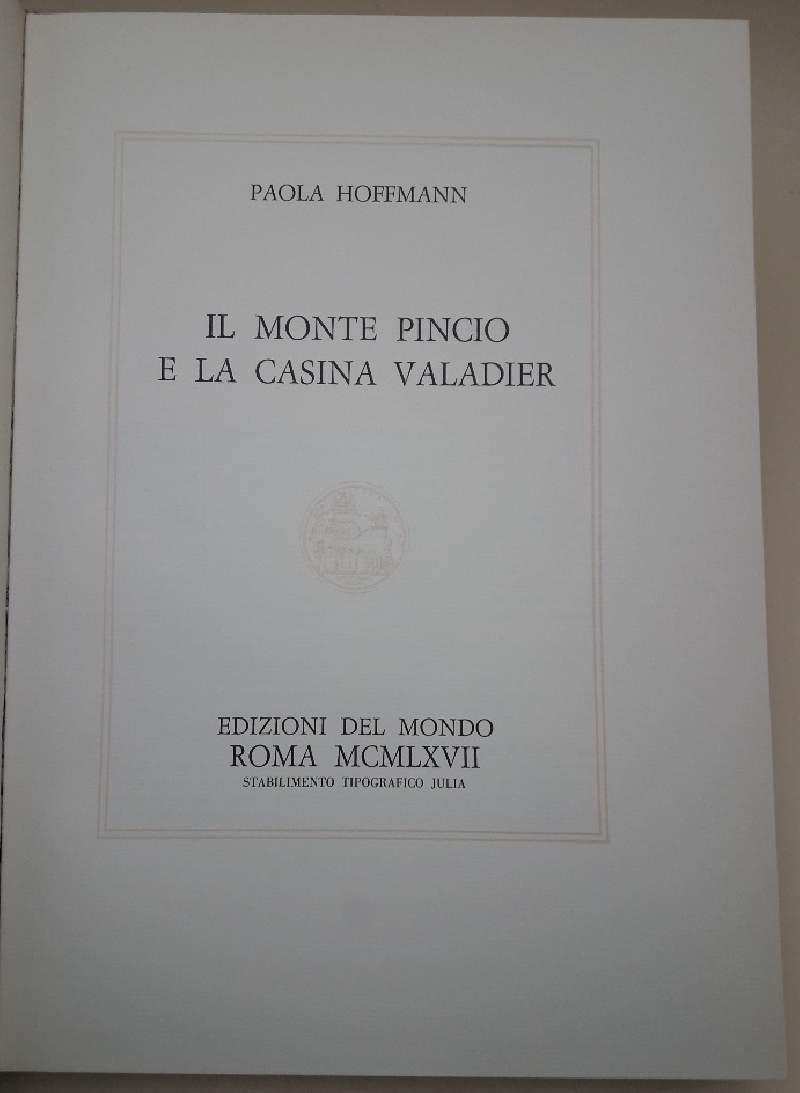 Il Monte Pincio e La Casina Valadier