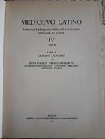 Medioevo Latino-bollettino Bibliografico Della Cultura Europea Dal Secolo Vi Al Xiii -iv-1981 