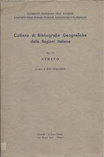 Collana di Bibliografie Geografiche Delle Regioni Italiane - Veneto