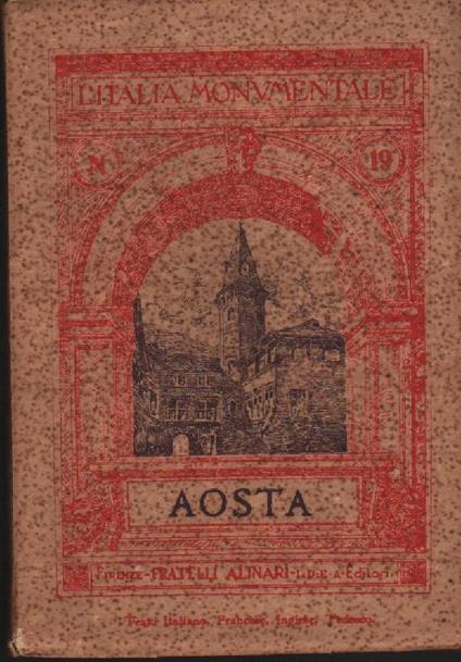Aosta  - Ugo Monneret de Villard - copertina