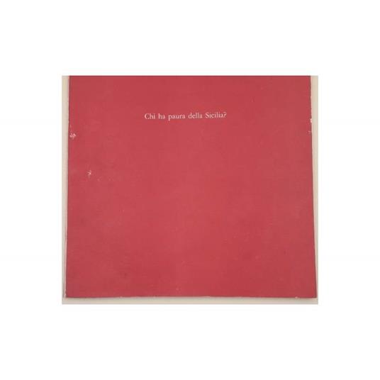 Chi Ha Paura Della Sicilia? - Italo Mussa - copertina