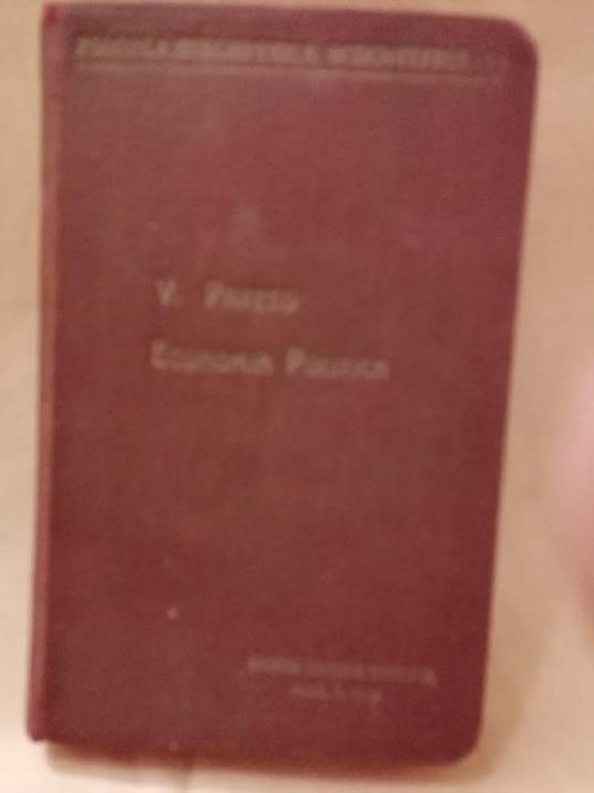 Manuale di Economia Politica con Una Introduzione Alla Scienza Sociale - Vilfredo Pareto - copertina