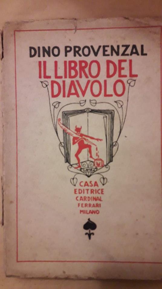 Il Libro Del Diavolo - Dino Provenzal - copertina