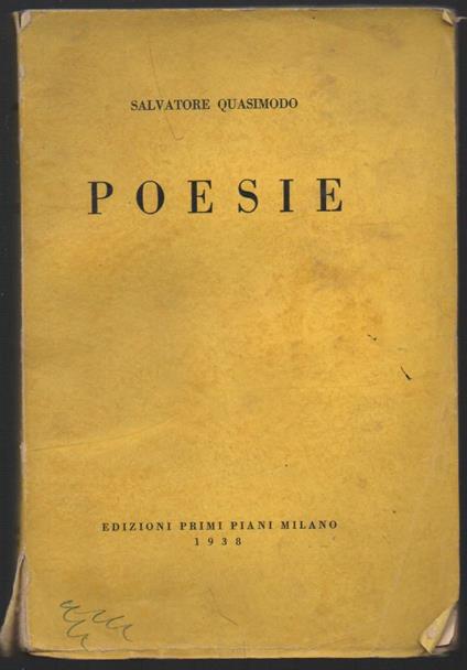 Poesie  - Salvatore Quasimodo - copertina