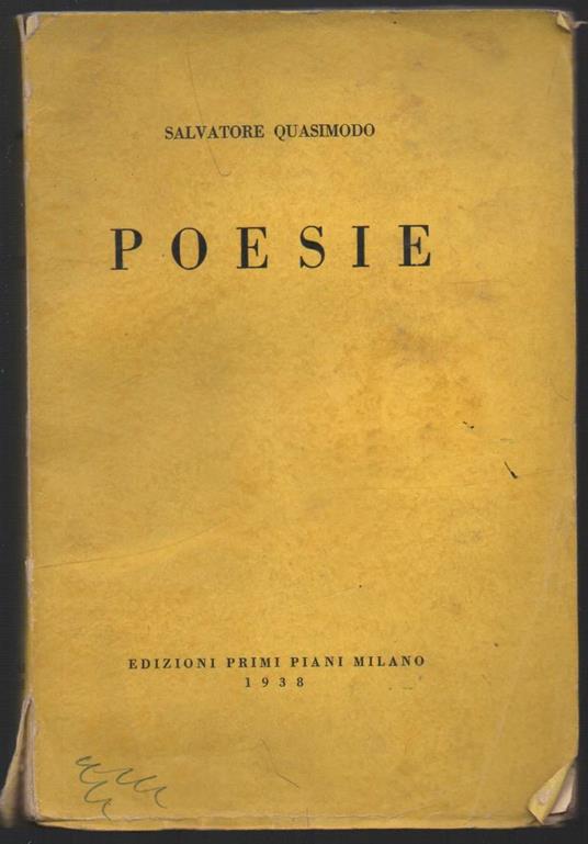 Poesie  - Salvatore Quasimodo - copertina