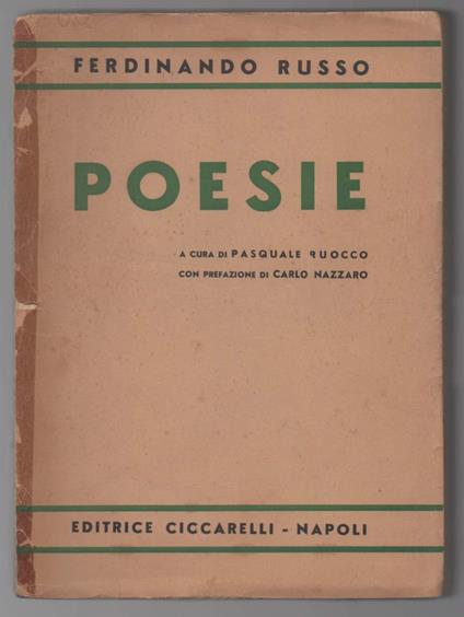 Poesie  - Ferdinando Russo - copertina