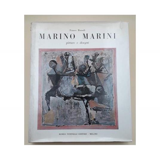 Marino Marini Pitture e Disegni - Franco Russoli - copertina