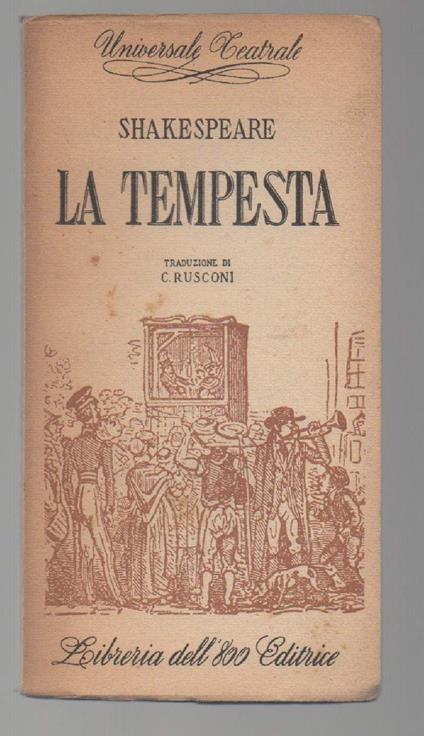 La Tempesta  - William Shakespeare - copertina