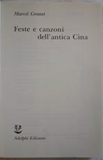 Feste e Canzoni Dell'antica Cina