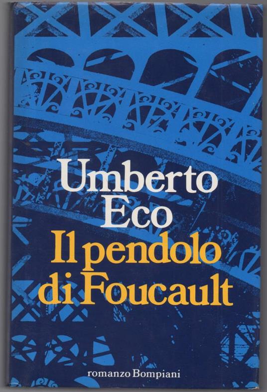 Il Pendolo di Foucault - Umberto Eco - copertina