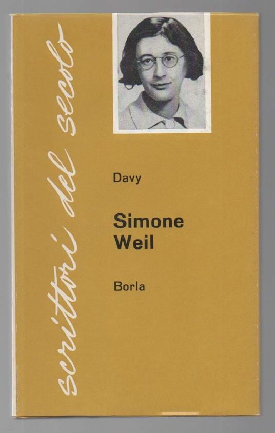 Simone Weil  - copertina