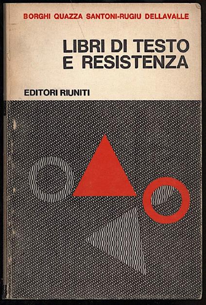 Libri di Testo e Resistenza  - copertina