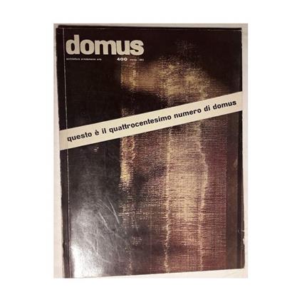 Domus - copertina