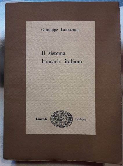 Il Sistema Bancario - copertina