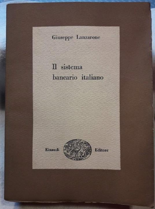 Il Sistema Bancario - copertina