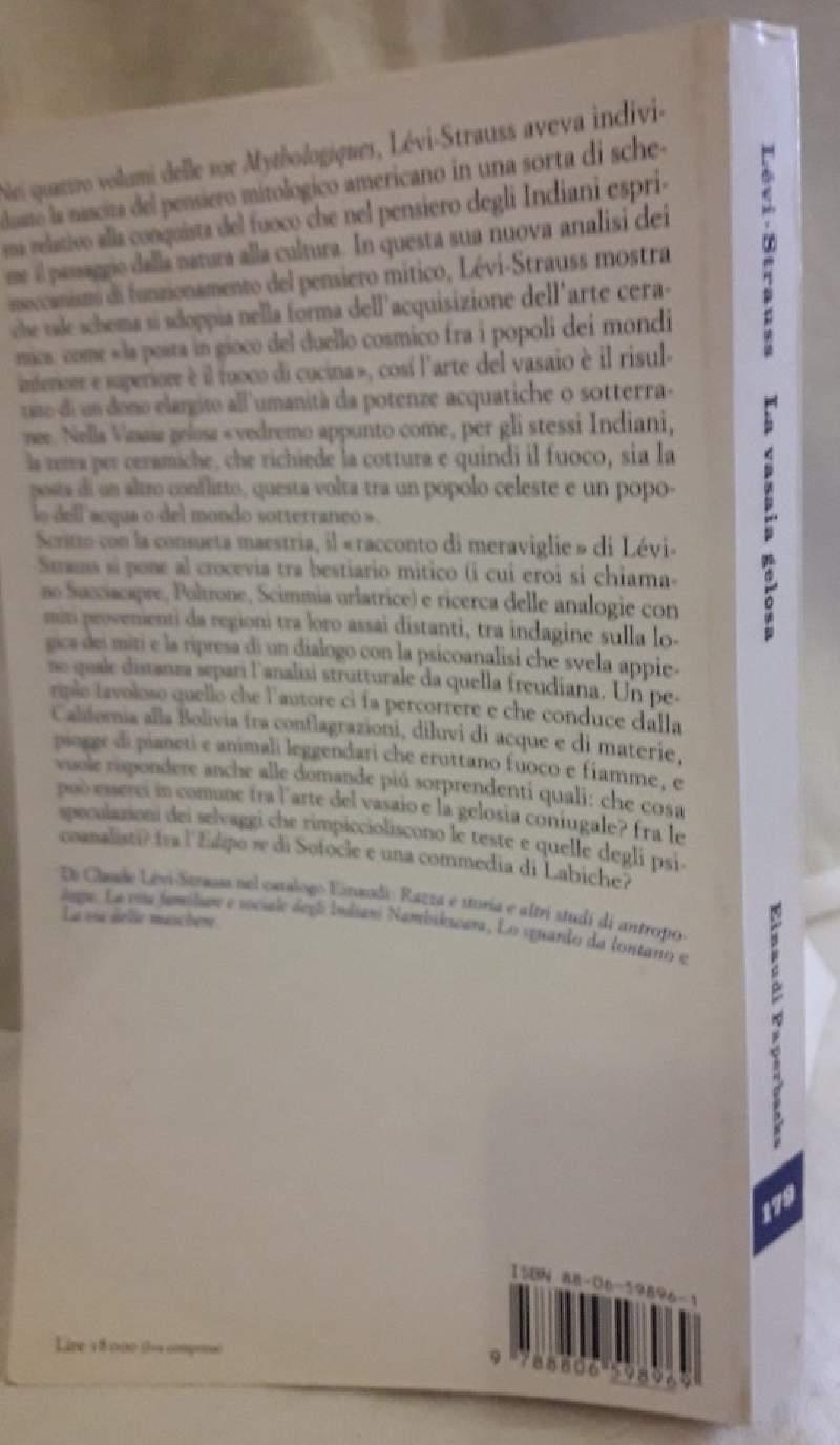 La Vasaia Gelosa-il Pensiero Mitico Nelle Due Americhe