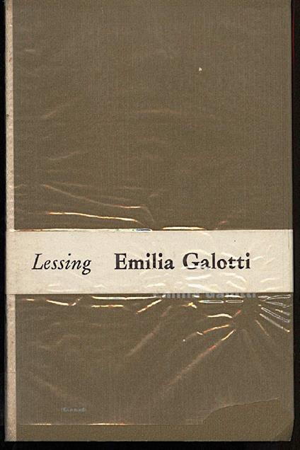 Emilia Galotti  - Gotthold Ephraim Lessing - copertina