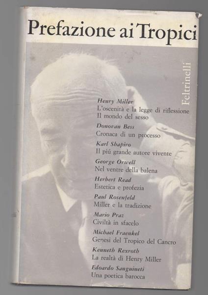 Prefazione Ai Tropici  - copertina