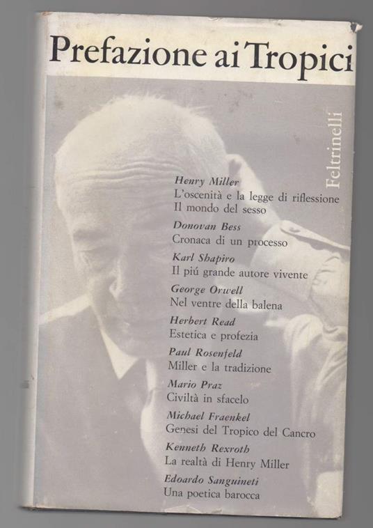 Prefazione Ai Tropici  - copertina