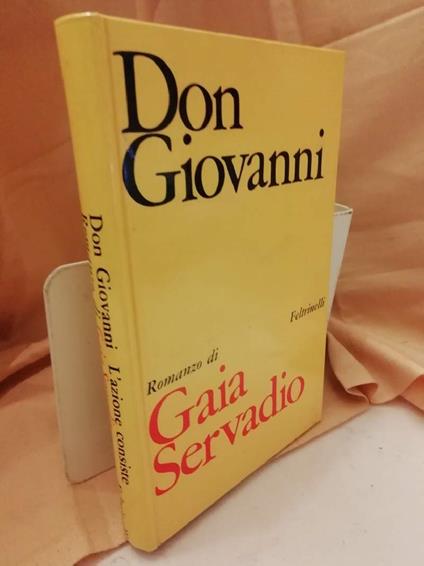 Don Giovanni - L'azione Consiste  - Gaia Servadio - copertina