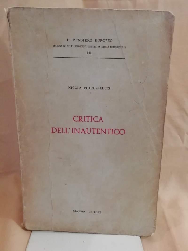 Critica Dell'inautentico