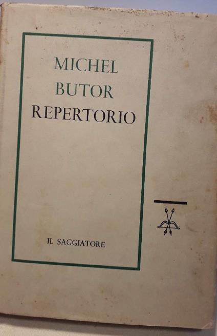 Repertorio  - Michel Butor - copertina