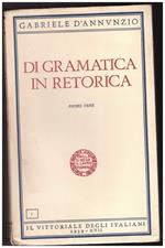 Di Gramatica in Retorica