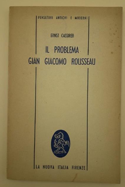 Il Problema Gian Giacomo Russeau - copertina