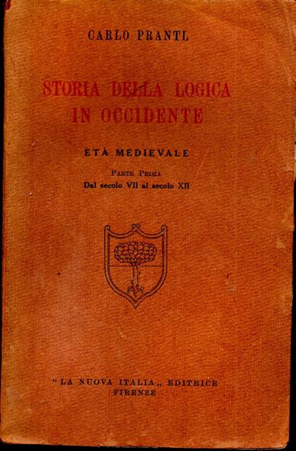 Storia Della Logica in Occidente - copertina