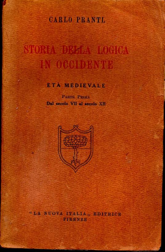 Storia Della Logica in Occidente - copertina