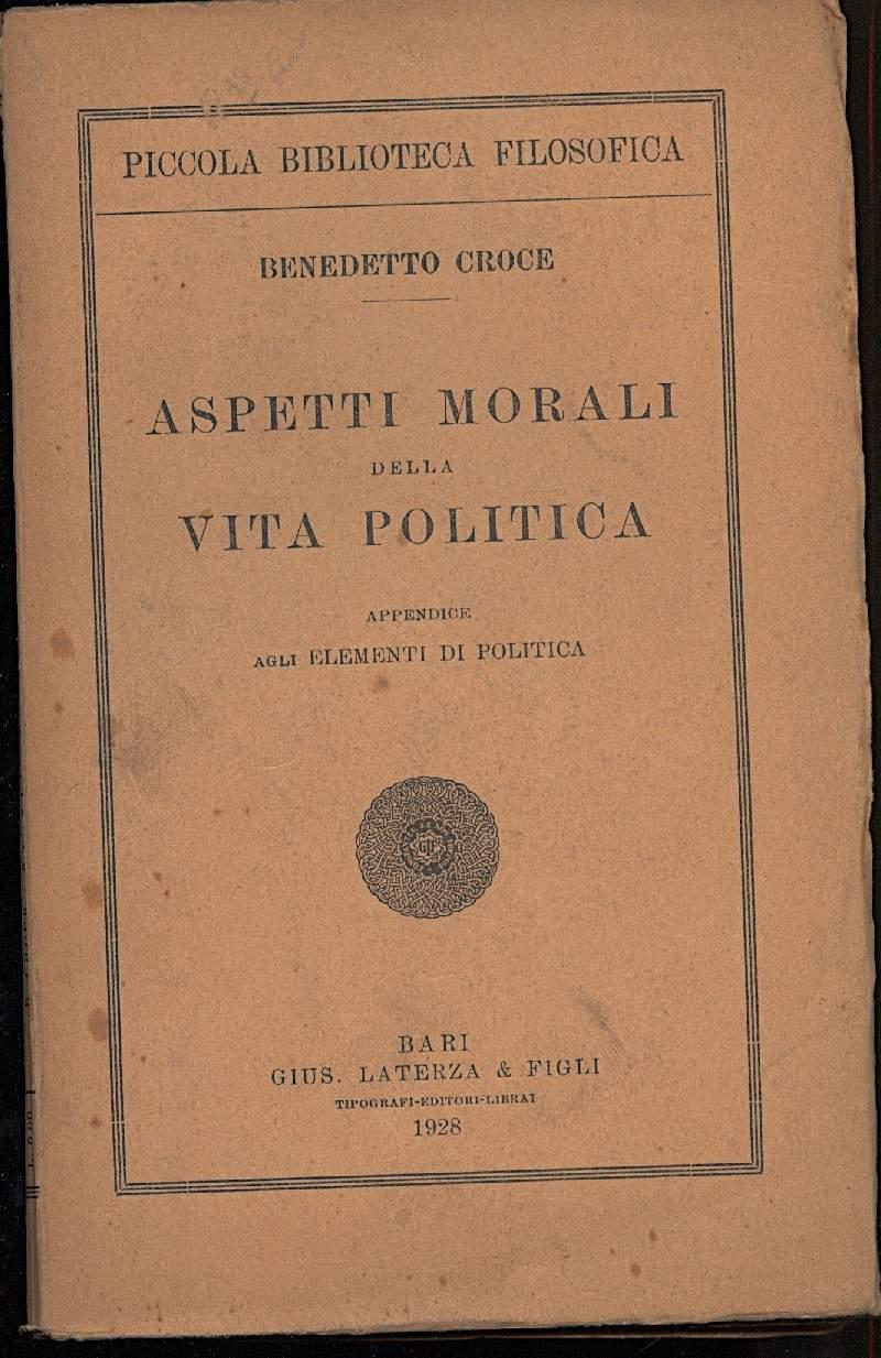 Aspetti Morali Della Vita Politica