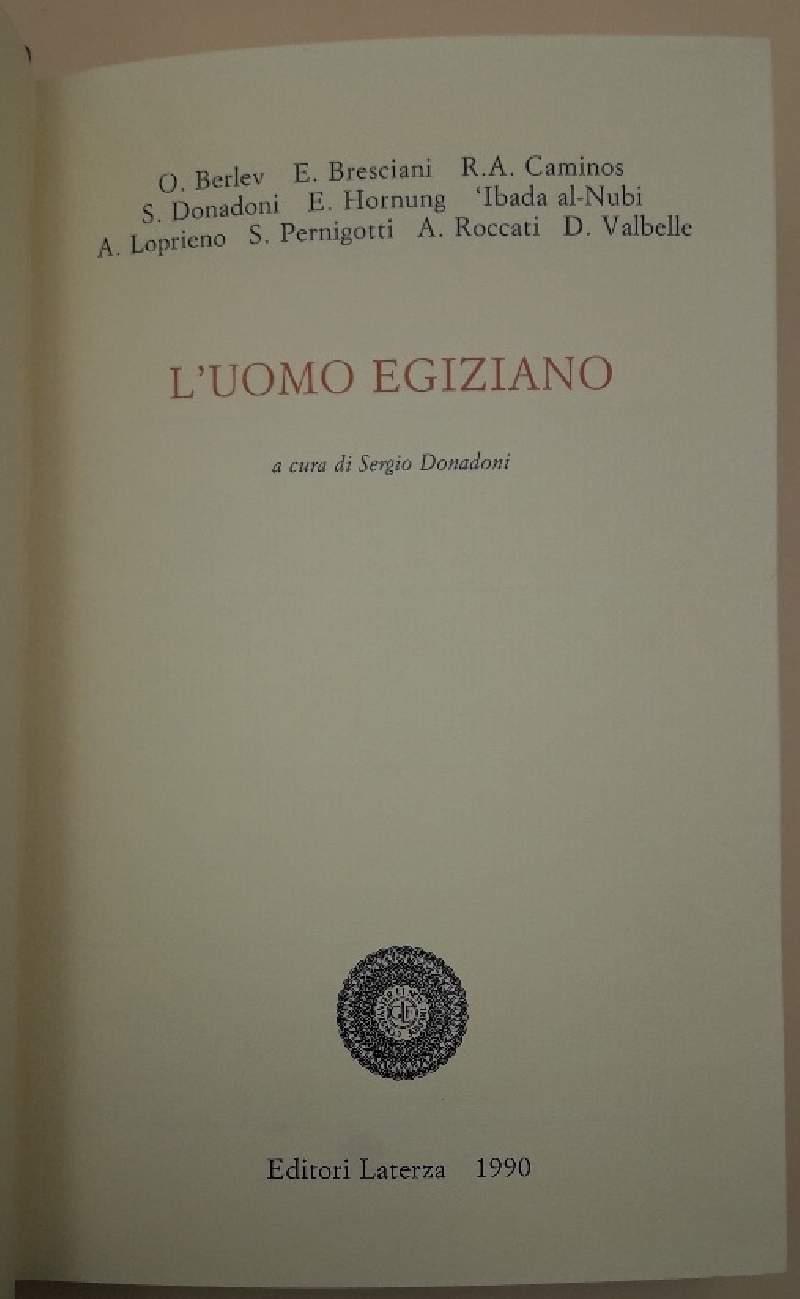 L' uomo Egiziano