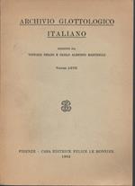 Archivio Glottologico Italiano. Volume Lxvii 