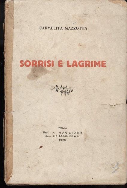 Sorrisi e Lagrime - copertina