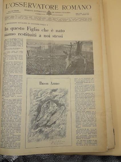 L' osservatore Romano-annata Completa 1981 - copertina