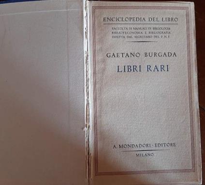 Libri Rari - copertina