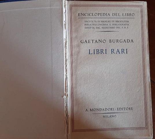 Libri Rari - copertina