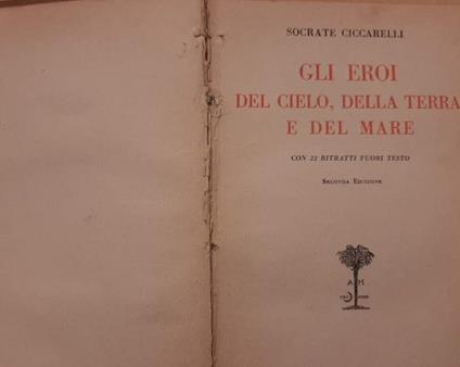 Gli Eroi Del Cielo, Della Terra e Del Mare  - copertina