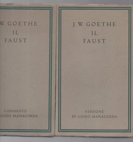Il Faust 2 Voll.  - copertina
