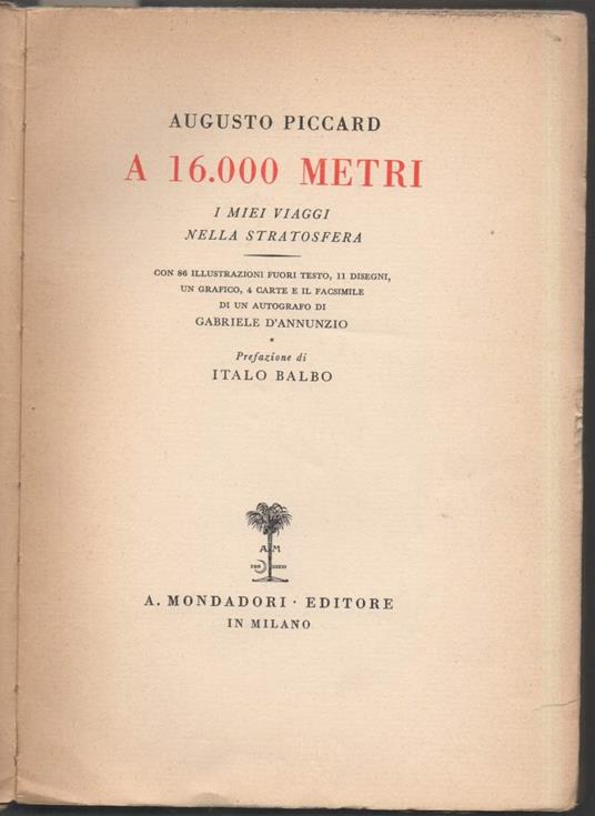 A 16000 Metri  - copertina