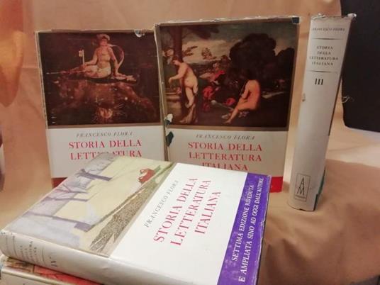 Storia Della Letteratura Italiana  - Francesco Flora - copertina