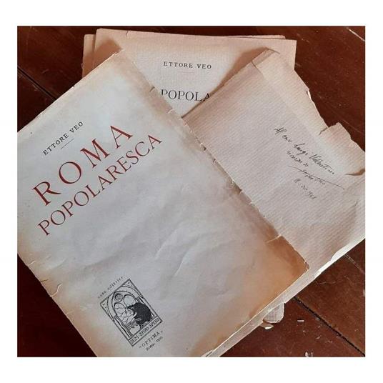 Roma Popolaresca - Ettore Veo - copertina