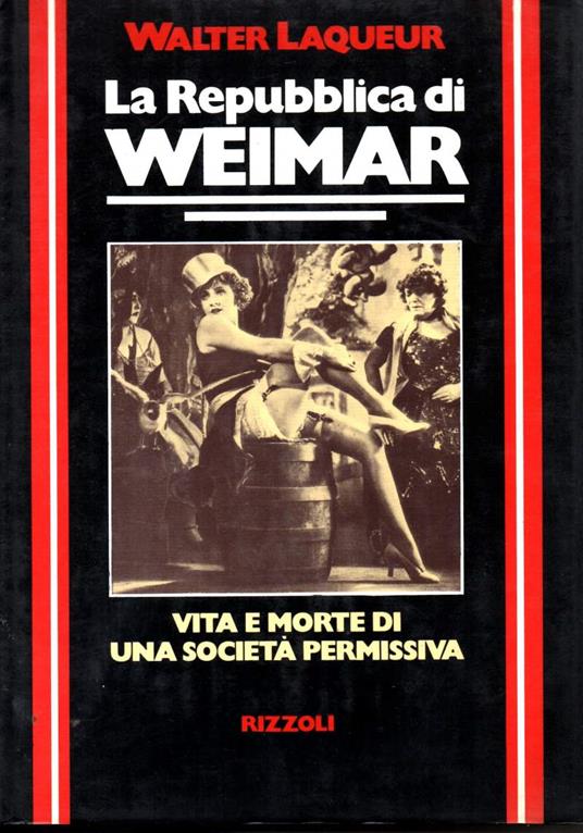 La Repubblica di Weimar - Walter Laqueur - copertina
