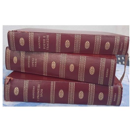 Manzoni-opere 3 Voll.  - Alessandro Manzoni - copertina