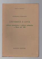 Università e Città Cultura Umanistica e Cultura Scolastica a Siena Nel '400 