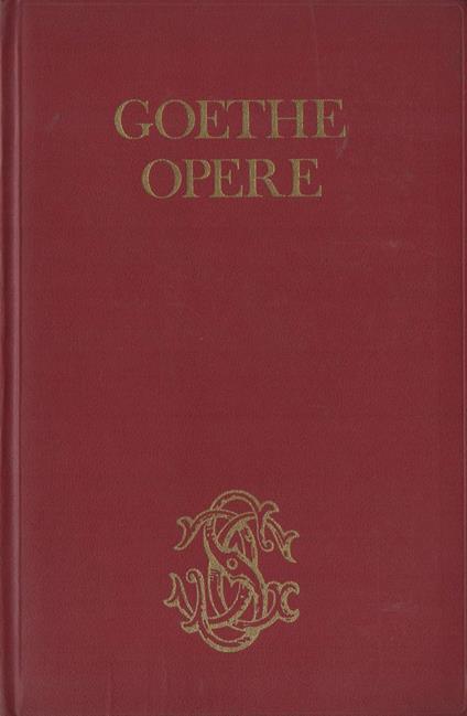 Opere  - Johann Wolfgang Goethe - copertina