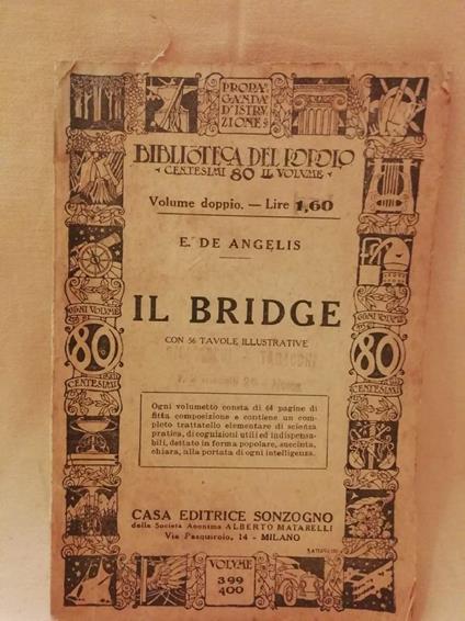 Il Bridge- con 36 Tavole Illustrative - copertina