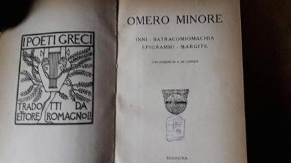 Omero Minore  - Omero - copertina