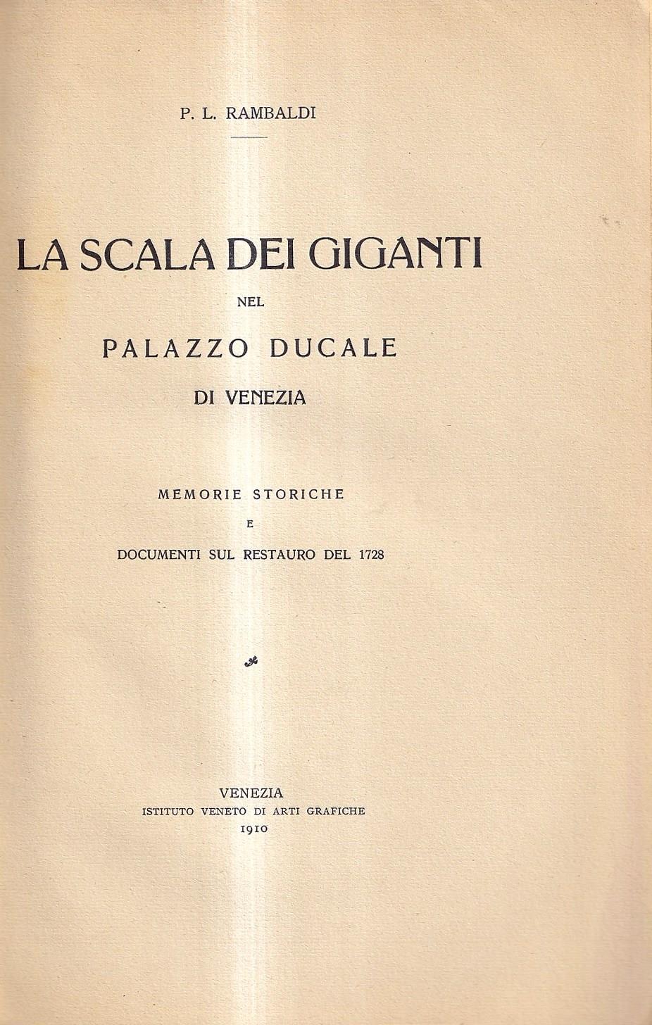 La Scala Dei Giganti Nel Palazzo Ducale Di Venezia